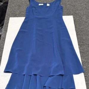Liz Claiborne Royal Blue High Low Dress